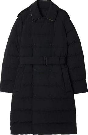 Burberry Nylon Mid-Length Puffer Coat, Size X-Small