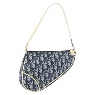 Dior Pre-owned Shoulder Bags, female, Blue, Size: ONE SIZE Pre-owned Vintage Hand Bag