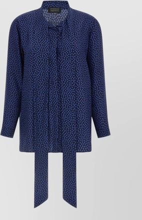 Gianluca Capannolo silk polka dot lavalli&egrave;re blouse