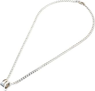 Gucci 2000s pendant chain necklace - Argento