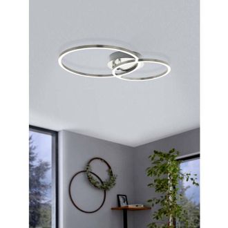 Eglo Plafoniera a Led Palmaves Eglo Lampadario Lampada da Soffitto Moderno Dimmer