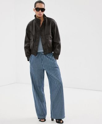 Mango Jeans a righe blu - Donna - XS - MANGO