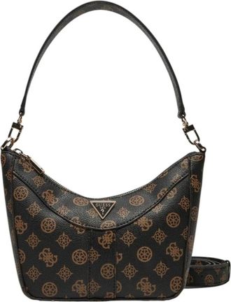 Guess Dorys Schoudertas - Dames - Schoudertassen - Bruin - ONE Size - Leer - Tassen
