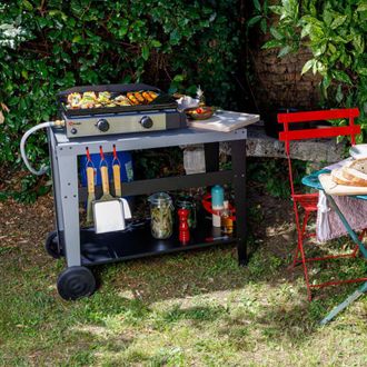 Somagic Plancha De Gas Solia 200 2 Quemadores 4,25kw - Somagic