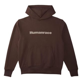 adidas x Pharrell Humanrace Logo Hoodie Brown HI2958