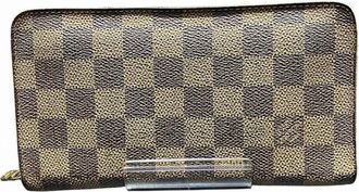 Louis Vuitton Damier Brown Long Wallet (Bi-Fold) (Pre-Owned)