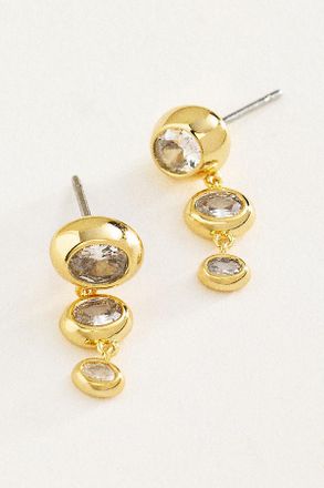 Electric Picks Crystal Rain Drop Earrings