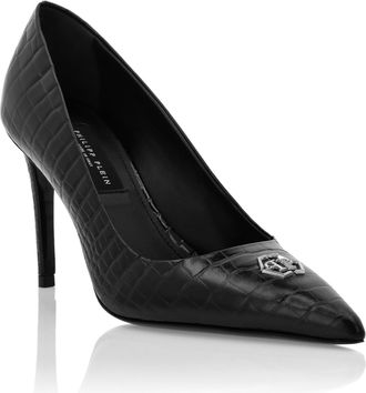 Philipp Plein Decollete Mid-Heels 9 Cocco Hexagon