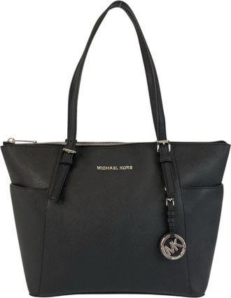 Michael Kors Leather Jet Set Tote Bag