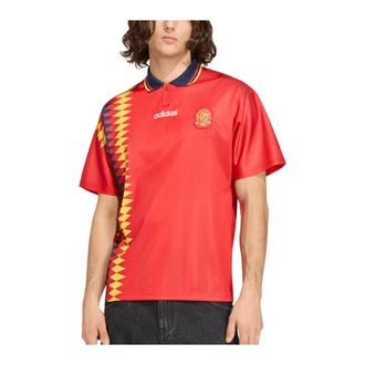 adidas Spain Home Jersey 1994 - Heren - Sportshirts - Rood - S - Polyester - Fitness