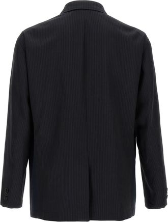 Comme Des Garçons Pinstripe Blazer