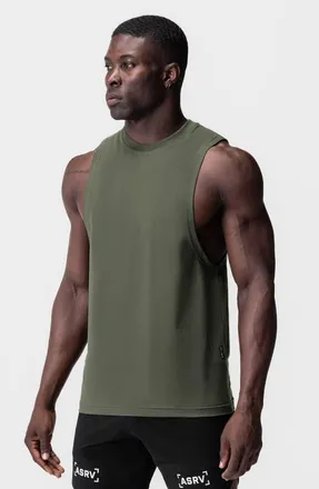 ASRV Supima Muscle Tank in Olive at Nordstrom, Size X-Small