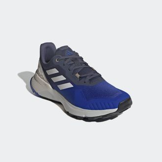 ADIDAS TERREX Trailrunningschuh ADIDAS TERREX SOULSTRIDE, Herren, Gr. 44,5, selubl, greone, wonalu, Synthetik, Textil, Schuhe Trailrunningschuh, Trail-Runningschuhe