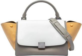 Celine Pre-owned Handbags, female, Gray, Size: ONE SIZE Pre-owned Trapeze
