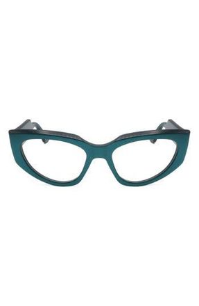 Marni 55mm Cat Eye Reading Glasses in Blue at Nordstrom Rack