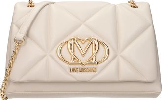 Love Moschino Ik hou van Moschino Damess Schoudertassen Polyurethaan Beige/Ivoor
