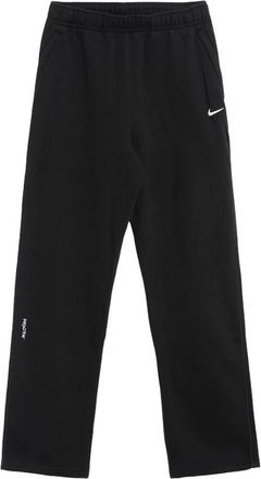 Nike Nocta Open-Hem Fleece Broek Zwart - Heren - Trainingsbroeken - Zwart - XL - Fitness