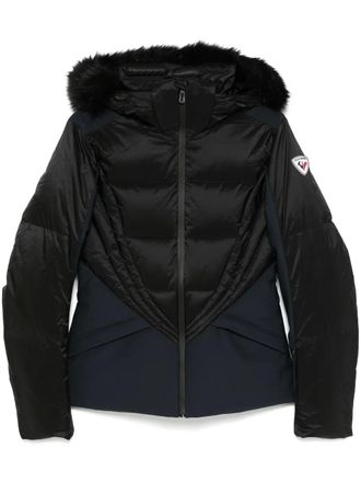 Rossignol Direttisima ski jacket - women - Artificial Fur/Nylon/Modacrylic/Acrylic/Duck Down/Duck Feathers - M - Black
