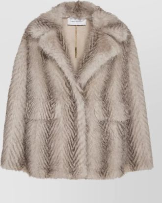Simona Corsellini faux fur coat
