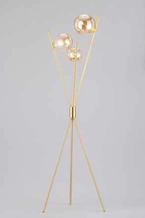 BHS Lincoln Floor Lamp in Gold