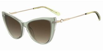 Love Moschino MOL062/S 1ED/HA Womens Sunglasses Green Size 53