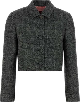 Gucci Two Tone Wool Blazer