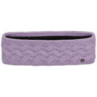 Lierys Fauske Headband Ear Warmer with Fleece Lining Braided Design Made in Germany Women Winter Lilac