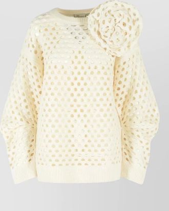 Blumarine openwork wool cardigan