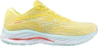 Mizuno Womens Wave Rider 27 - Running Shoes Anise Flower/White Size 10.0