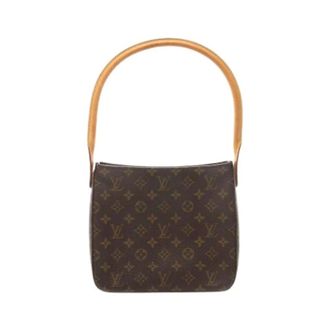 Louis Vuitton Pre-owned Looping MM Schoudertas - Dames - Pre-owned - Bruin - Maat: ONE Size Leer