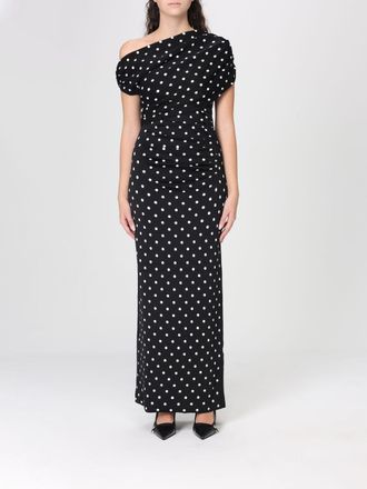 Self Portrait Abito lungo Self-Portrait in misto viscosa a pois