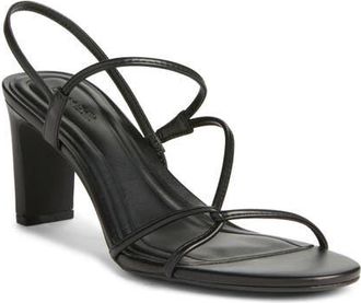 Open Edit Pia Slingback Sandal in Black at Nordstrom, Size 10.5