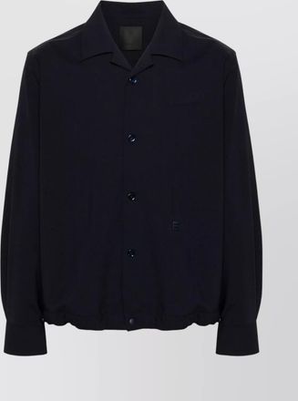 Givenchy wool poplin overshirt 4g detail