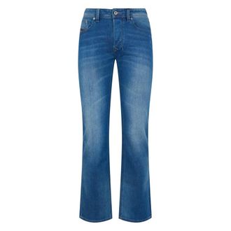 Diesel Flared Jeans, male, Blue, Size: W29 Denim Bell Bottoms