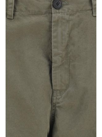 Fendi Cotton Drill Cargo Pants - Green