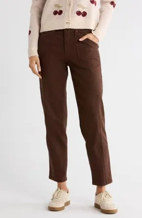 Democracy Tapered Side Panel Straight Leg Jeans in Cold Brew at Nordstrom Rack, Size 10