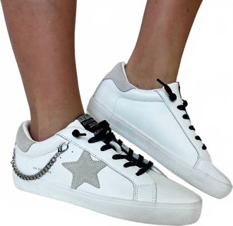 Vintage Havana Womens Owen Sneaker In White