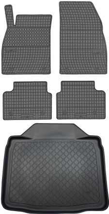 OEM Opel Insignia A Sed&aacute;n / Liftback De 2008 A Mayo De 2017. Juego: Alfombrillas De Goma Para Coche + Alfombrilla Para Maletero