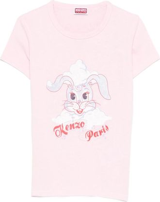 Kenzo Winter Holidays Rabbit-graphic T-shirt