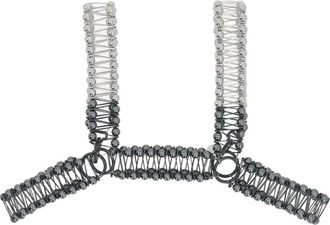 Comme Des Garçons Canotta con spilla da balia - Grigio