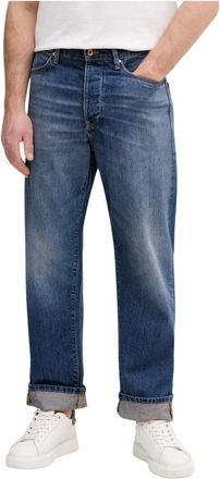 Benetton Straight Jeans - Heren - Regular Fit Jeans - Blauw - W35 - Katoen - Jeans