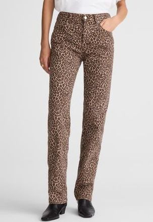 Madewell Longline Straight Leg Jeans in Dark Mocha at Nordstrom Rack, Size 29