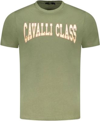 Cavalli Hombre, Camisetas, Verde, Talla: XL