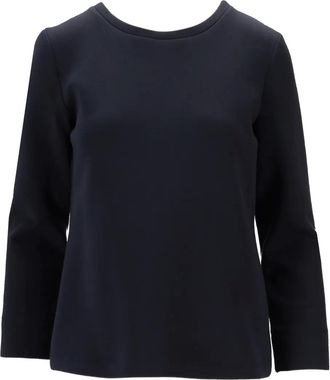 Max Mara T-shirt Cabiria a maniche lunghe - Blu