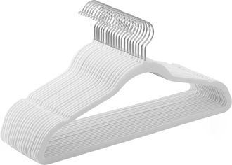 OEM 20 Perchas De Terciopelo, De 42 Cm De Ancho, Que Ahorran Espacio, Con Gran Capacidad De Carga Y Ganchos Giratorios De 360&deg;, Para Abrigos, Camisas, Tra