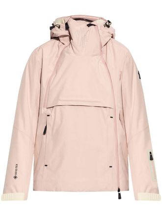 Moncler Giacca da sci impermeabile con zip - Rosa