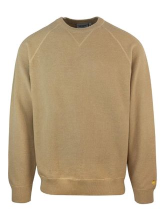 Carhartt Work in Progress Chase raglan-sleeve waffle-knit sweater - men - Cotton - L - Brown