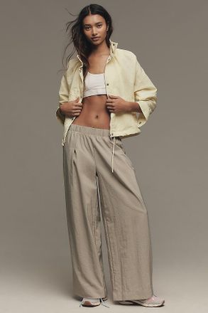 Maeve Pull-On Wide-Leg Trousers Pants