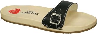 Berkemann Original Sandale - Heren - Sandalen - Zwart - 42 EU - Leer - Schoenen