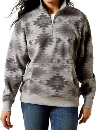 Ariat Womens Sienna Zip Sweatshirt In Mable